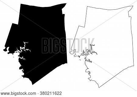 Barren County, Kentucky (u.s. County, United States Of America, Usa, U.s., Us) Map Vector Illustrati