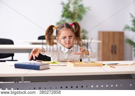 Small girl in early development concept