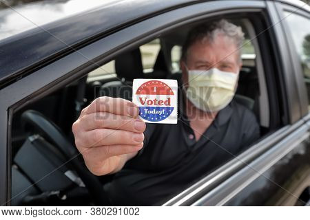 Man holding an 