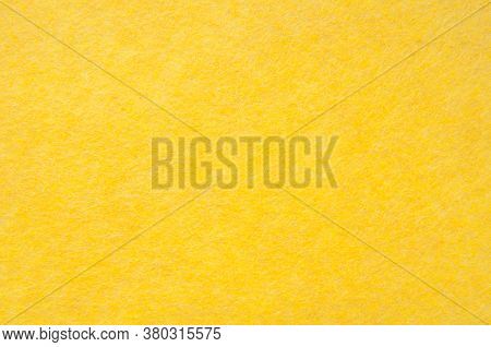 Texture Background Of Yellow Velvet Or Flannel