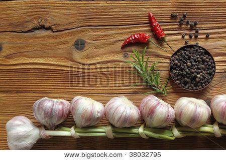 마늘과 향신료