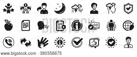 Privacy Policy, Social Responsibility, Breath Icons. Check Mark, Sharing Economy And Mindfulness Str