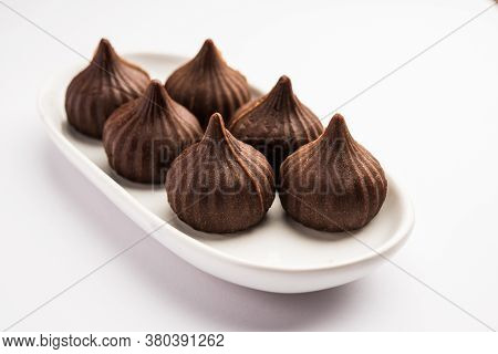 Chocolate Modak - Indian Sweet Food Offered To Lord Ganesha On Chaturthi