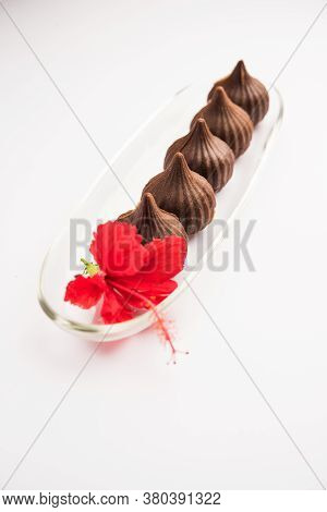 Chocolate Modak - Indian Sweet Food Offered To Lord Ganesha On Chaturthi