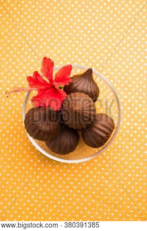 Chocolate Modak - Indian Sweet Food Offered To Lord Ganesha On Chaturthi