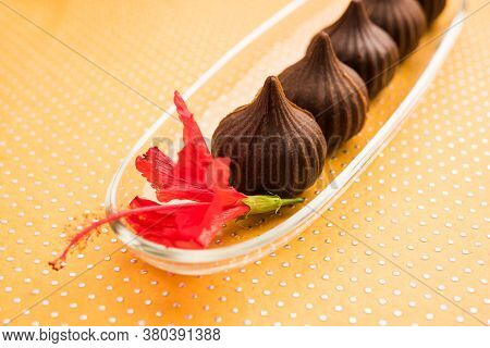 Chocolate Modak - Indian Sweet Food Offered To Lord Ganesha On Chaturthi