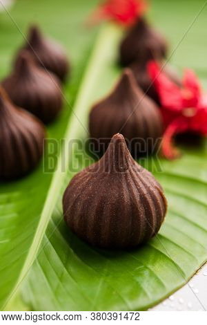 Chocolate Modak - Indian Sweet Food Offered To Lord Ganesha On Chaturthi