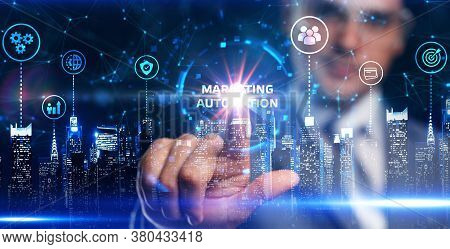 Marketing Strategy. Planning Strategy Concept. Business, Technology, Internet And Networking Concept