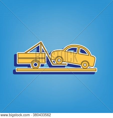 Tow Truck Sign. Vector &amp; Photo (Free Trial) | Bigstock