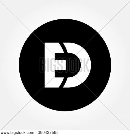 Ed Letter Logo Design Vector For Multiple Use