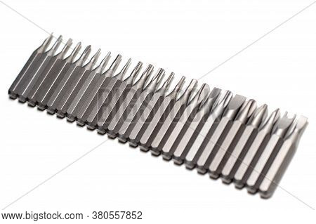 Set Of Screwdriver Bits (torx Heads). Isolate