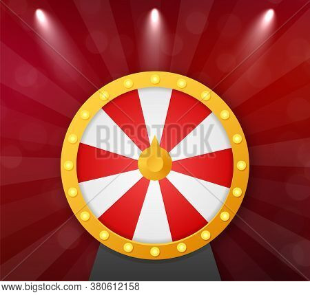 Roulette 3d Fortune. Wheel Fortune For Game And Win Jackpot. Online Casino Concept. Internet Casino 