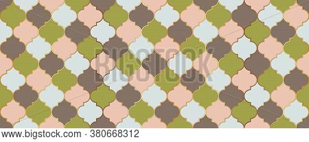 Turkish Mosque Window Motif. Seamless Moroccan Mosaic Pattern. Seamless ...