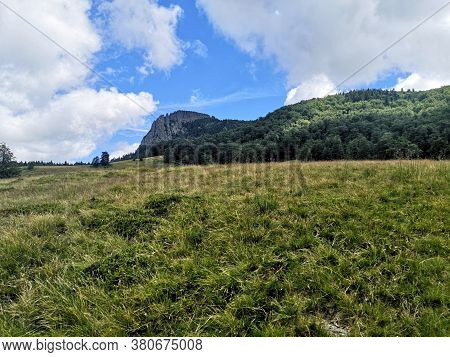 Mountain Landscape With Clouds - Gutai Mountains , Maramures, Creasta Cocosului, Cock's Comb,