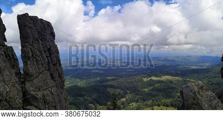 Mountain Landscape With Clouds - Gutai Mountains , Maramures, Creasta Cocosului - Cock's Comb,