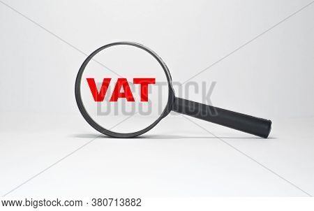 Magnifying Glass With The Word Vad Small Medium Enterprise