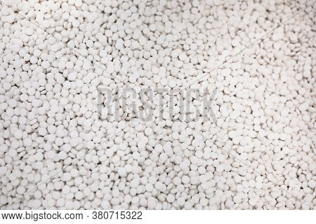 Lots Of White Pills. Abstract Medical Picture. Background Image