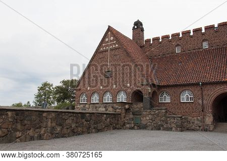 Gothenburg, Sweden - June 18 2019: External View Of Masthugget Church On June 18 2019 In Gothenburg,