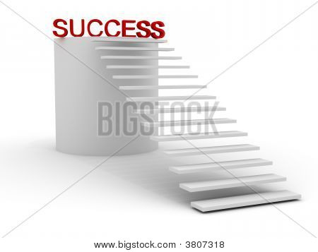 Scalinata conduce al successo