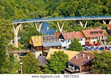 Rastoke wunderschÃ¶ne grÃ¼ne Natur Reiseziel