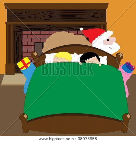 Santa návštěvu