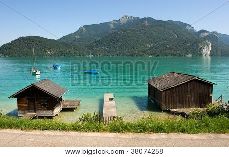 Wolfgangsee i Østrig
