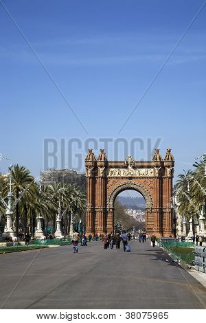 Arc De Triomf, Barcelona, Hiszpania