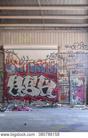 Inside Of An Old And Abandoned Building