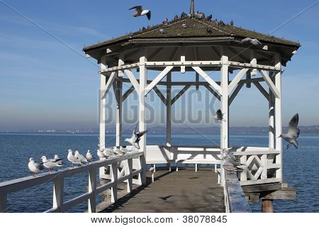 Pavilon na jezeře