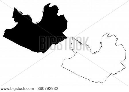 Daviess County, Kentucky (u.s. County, United States Of America, Usa, U.s., Us) Map Vector Illustrat