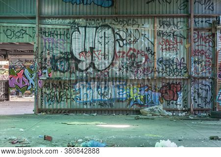 Inside Of An Old And Abandoned Building