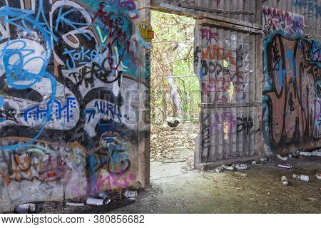 Inside Of An Old And Abandoned Building
