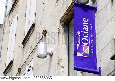 Bordeaux , Aquitaine / France - 08 10 2020 : Mutuelle Ociane Logo And Text Sign Of Part Of Matmut Gr