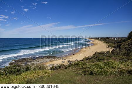 View South To Caloundra From Point Cartwright Lighthouse Near Mooloolaba, Quensland, Australia