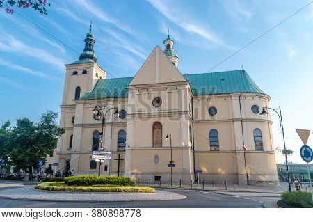 Rzeszow, Poland - June 13, 2020: Church Of The Bernardine Friars In Rzeszow.