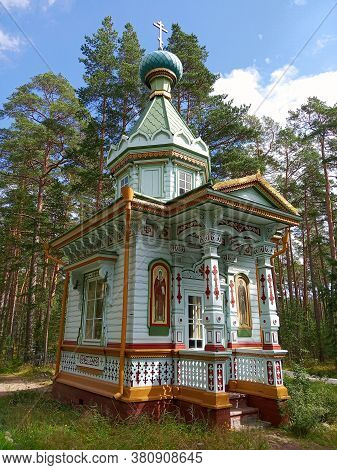 Chapel On The Konevets Island, Russia