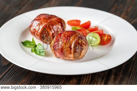 Bacon Wrappped Meatballs