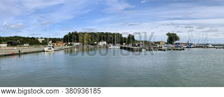 Krynica Morska, Poland - September 02, 2019: Marina In Krynica Morska, Vistula Lagoon, Poland.
