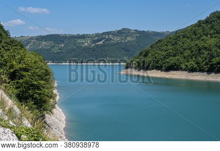 Zlatar Lake (zlatarsko Jezero) Summer View, Serbia.