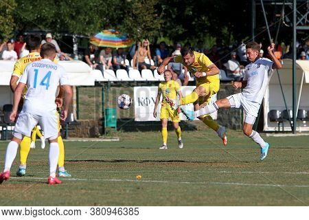 Odessa, Ukraine -13 August 2020: Ukrainian Football Championship Among The Teams Of The First League