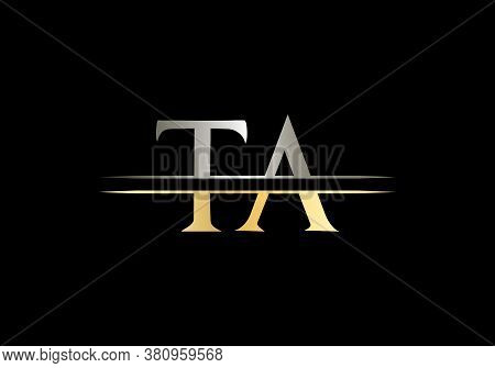 Letter Ta Logo Vector Template. Ta Letter Linked Logo For Business And Company Identity.