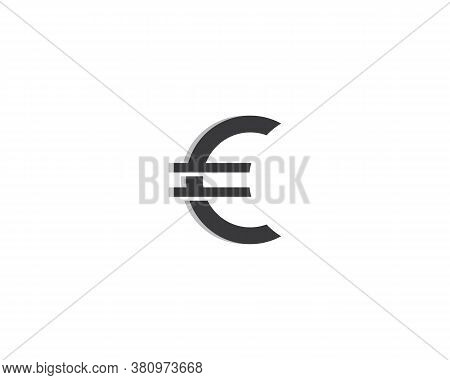 Euro Money Symbol And Logo Illustration Design