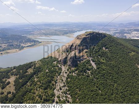 Aerial View Of Studen Kladenets Reservoir, Kardzhali Region, Bulgaria