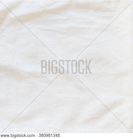 Beige White Cotton Muslin Cloth Texture Background Burlap Natural Lightweight Fabric Textile For Wal