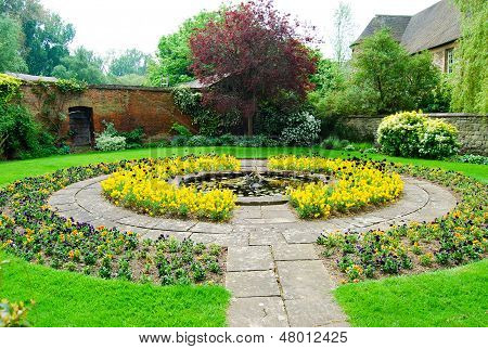 Cristo Igreja guerra Memorial Gardens, Oxford, Inglaterra