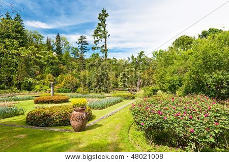 Public jardin de Villa Taranto en Italie