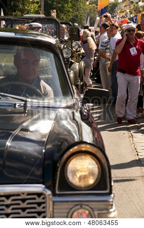 Old soviet retro car 