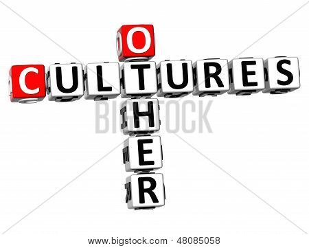 3D Other Cultures Crossword