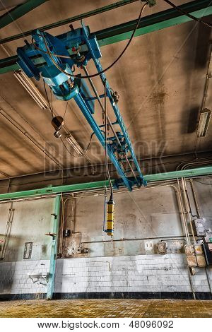 Abandoned Vehicle Repair Station Inside