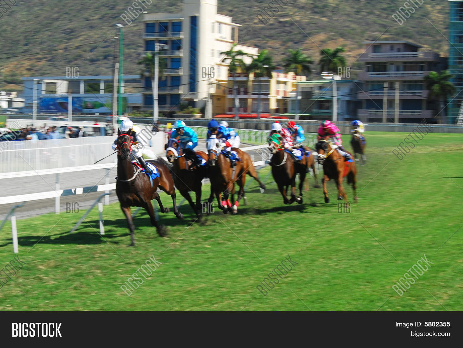 Horse Racing Mauritius Image & Photo (Free Trial) Bigstock